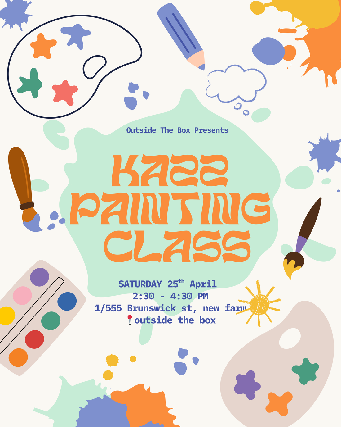 Paint it. Keep it. Love it. 🎨 Kazz's Beginner Painting Class is Here !!