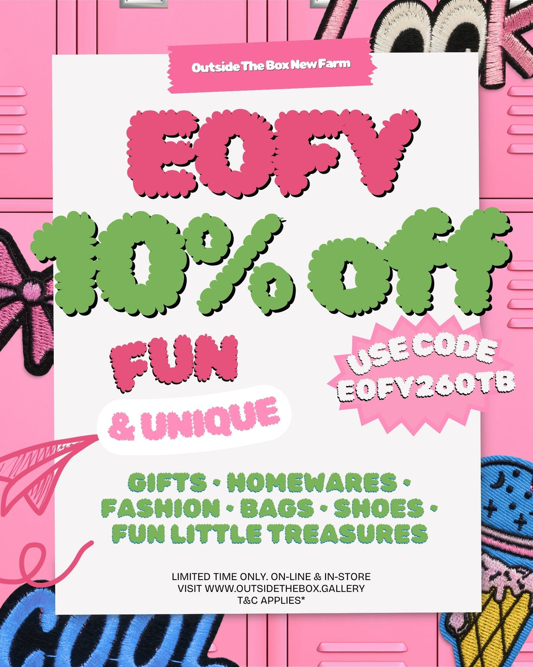 EOFY Just Got Funky: 10% Off Our Joy-Sparking Finds ✨