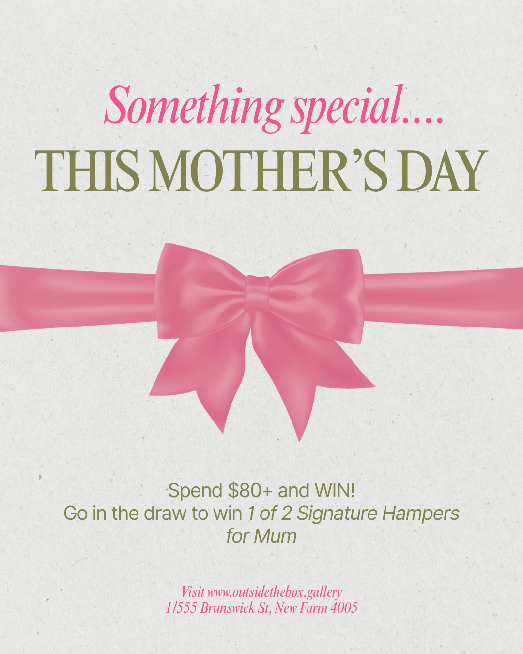 💗 Did Someone Say… A Surprise Free Mother’s Day Hamper Draw?