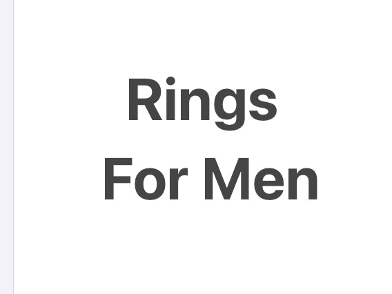 Rings for Men
