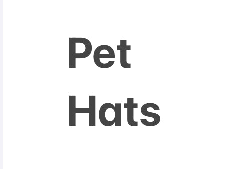 Pet Hats