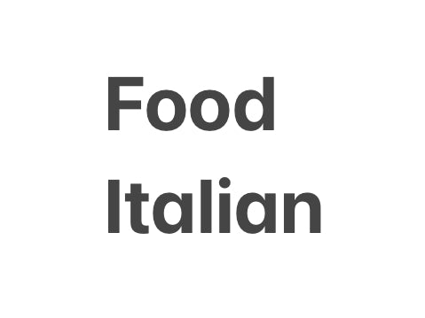 Food Italian