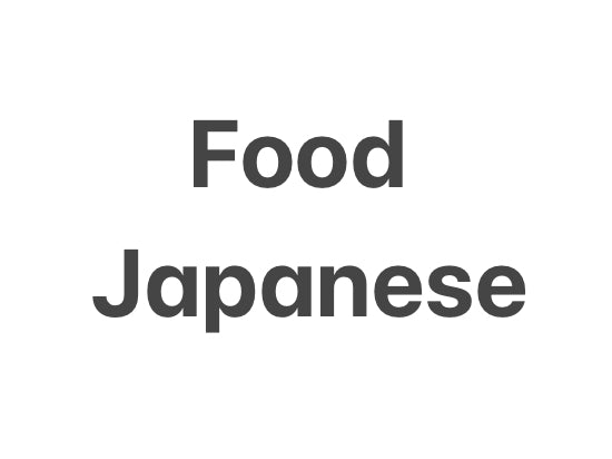 Food Japanese