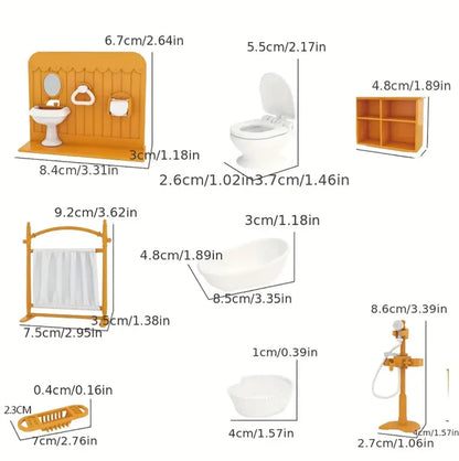 Miniature bathroom