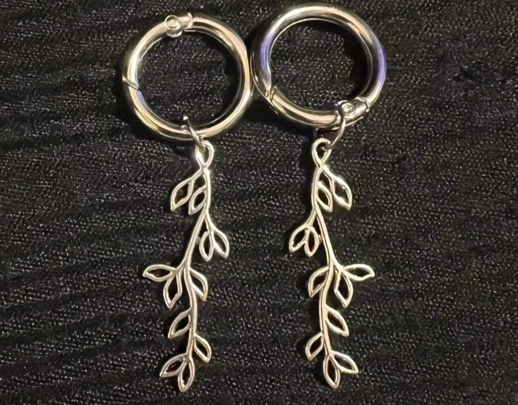 Breloques à clipser pour bottes et chaussures en forme de feuilles