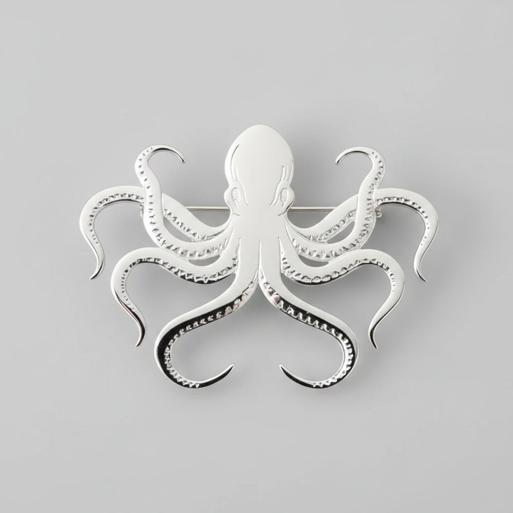 Octopus Brooch