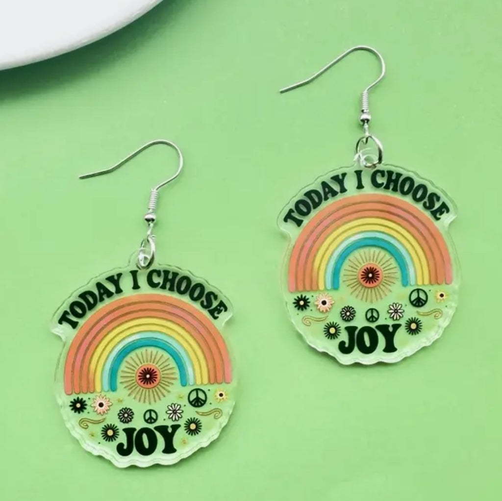 Aujourd'hui, je choisis les boucles d'oreilles Joy