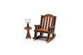 Miniature Rocking Chair, Table, Bowl Set