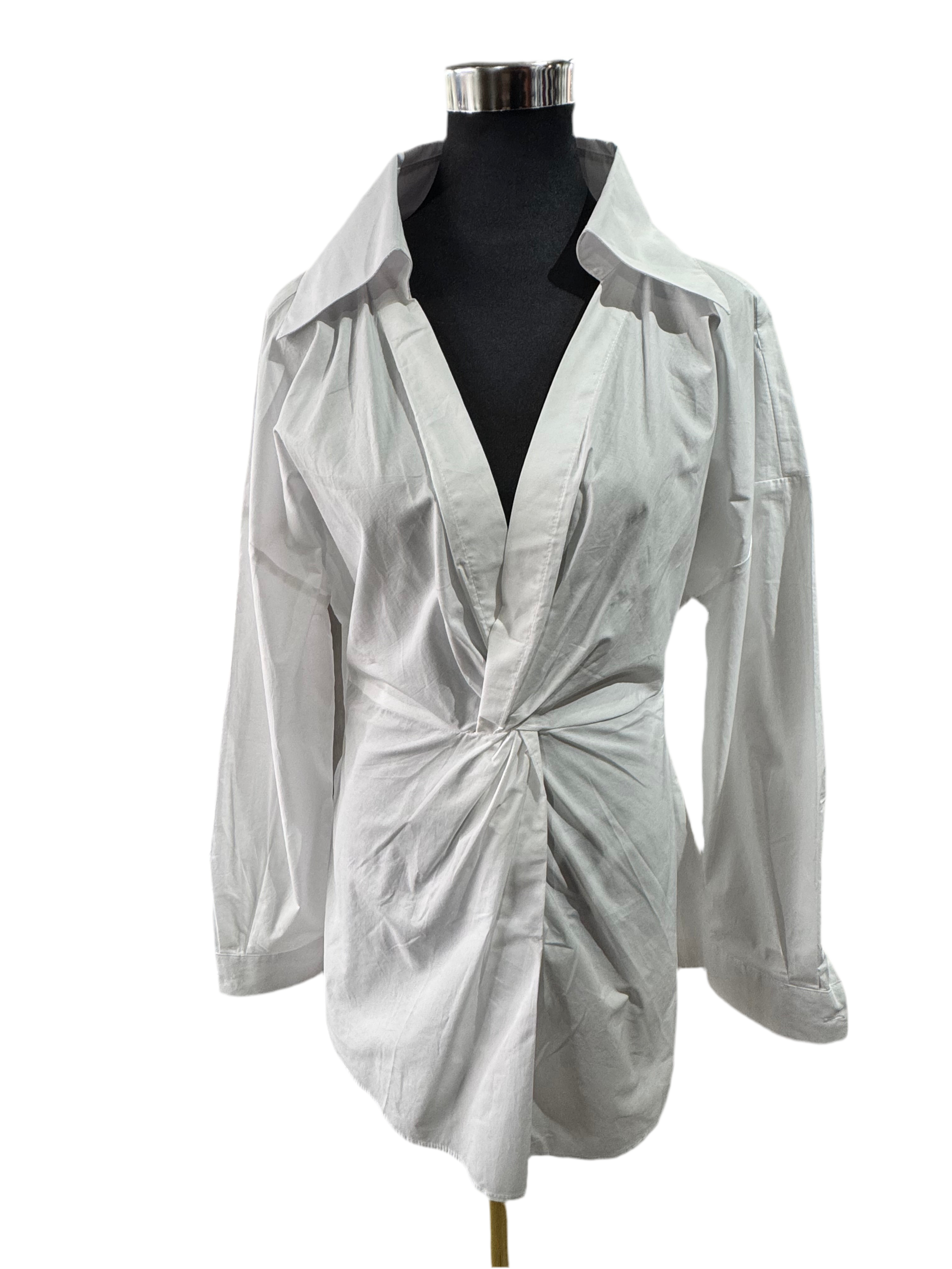 The Sculpted Drape Shirt