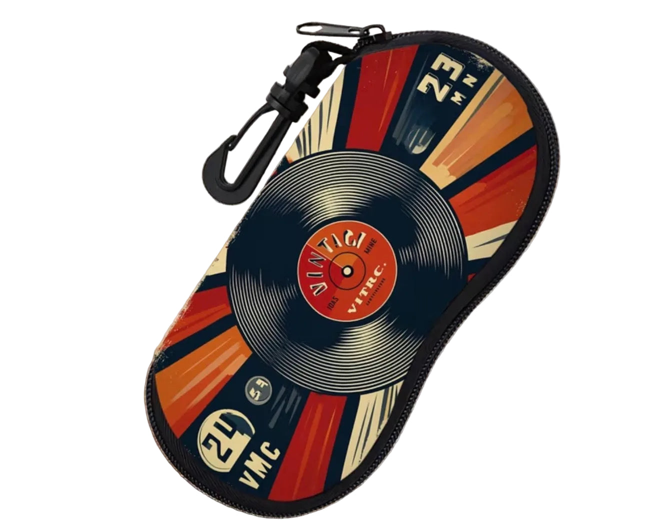 Soft glasses case- Vinyl Record