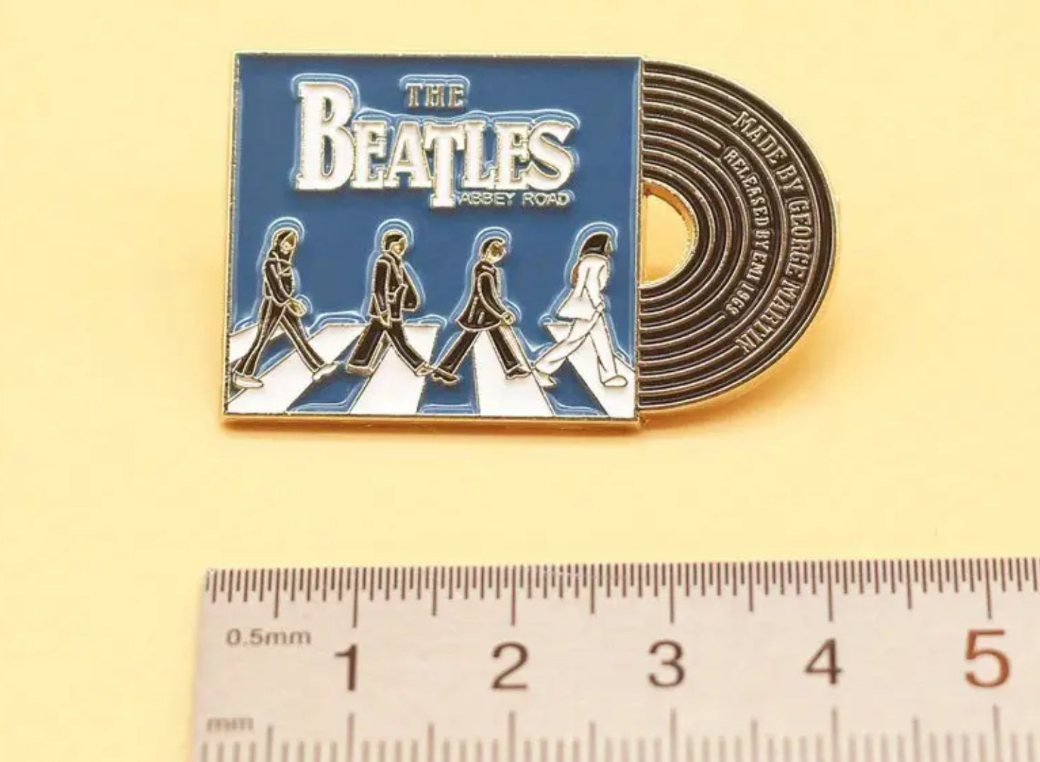 Broche disque vinyle Abbey Rd