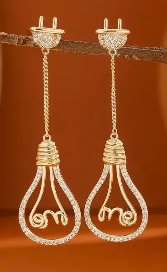 Boucles d'oreilles ampoule