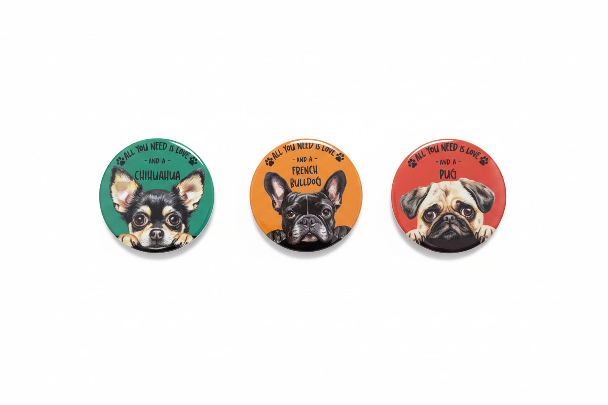 Ceramic Dog Coaster (3 types)