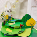 Carte de vœux 3D - Golf