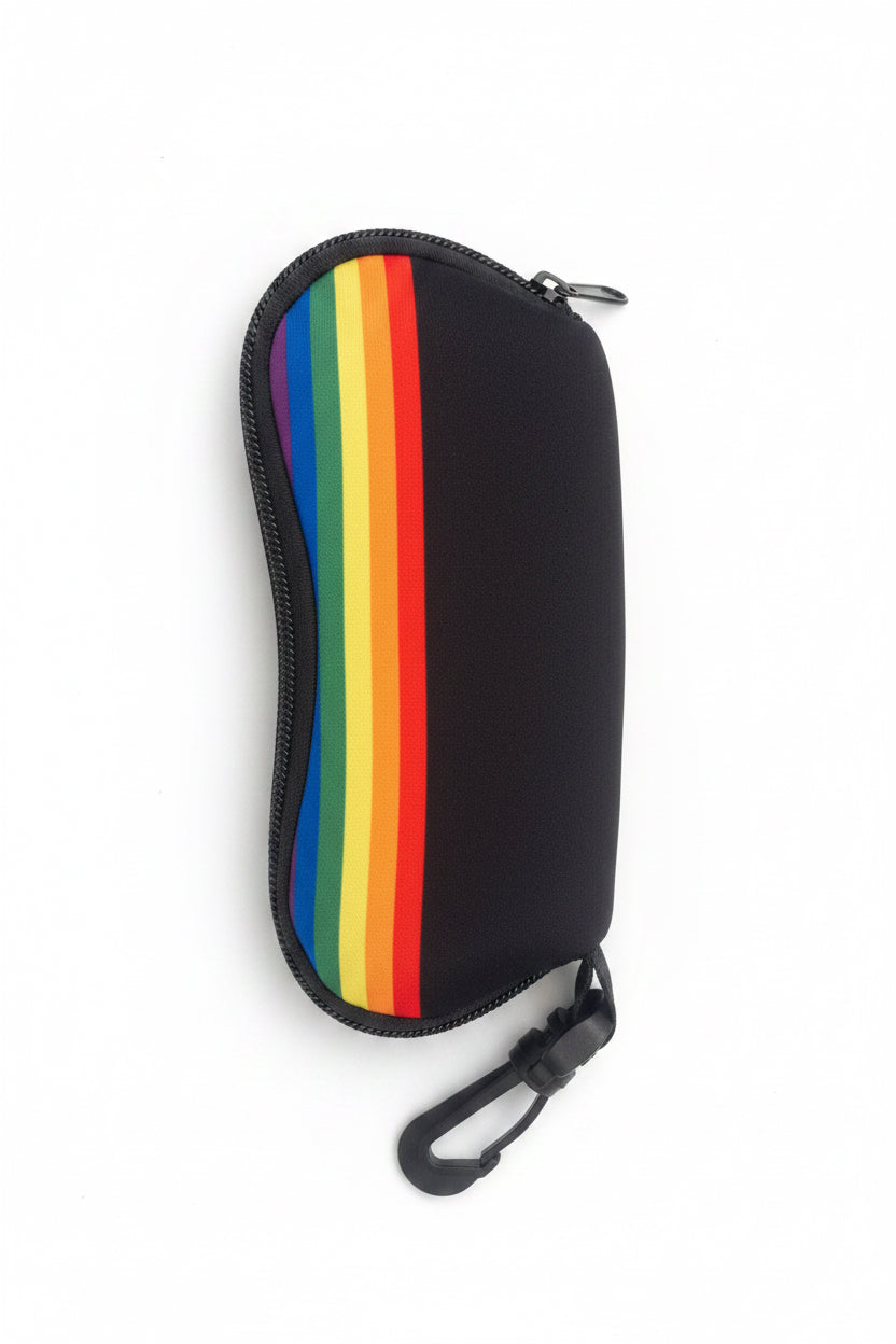 Pride Flag Fabric Glasses Case