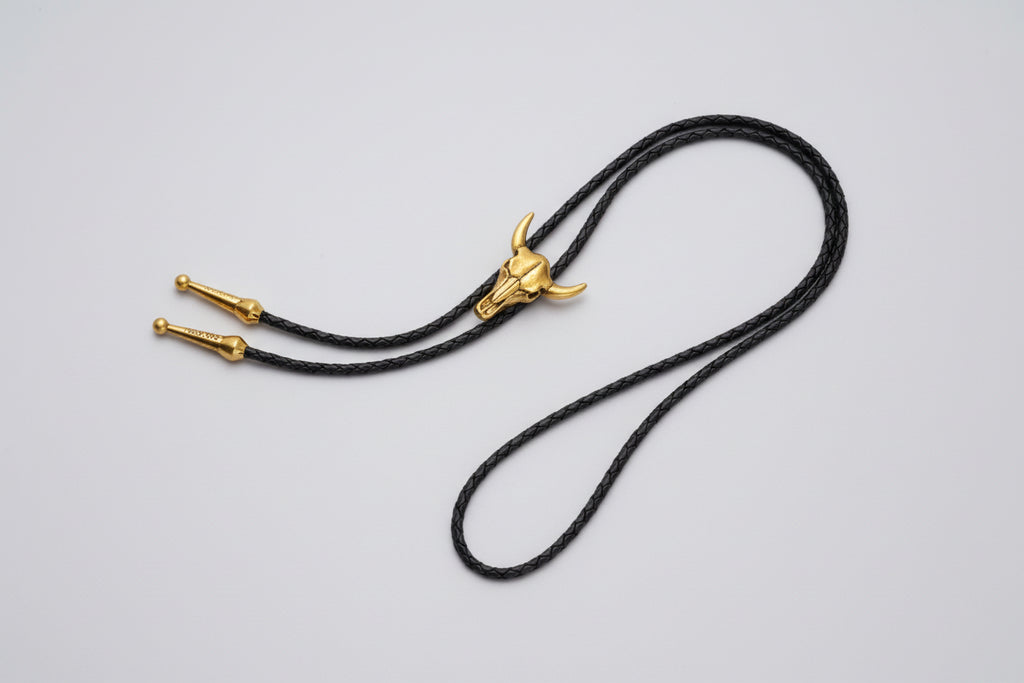Western Cowboy Bolo Tie- Bull