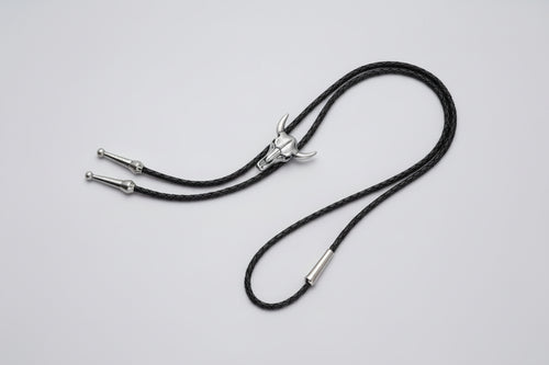 Western Cowboy Bolo Tie- Bull