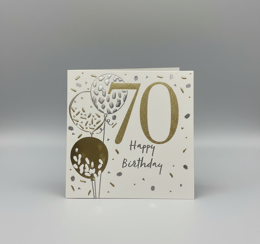 70 Birthday Day Card