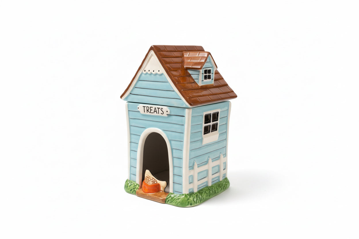 Ceramic Dog Treats Jar
