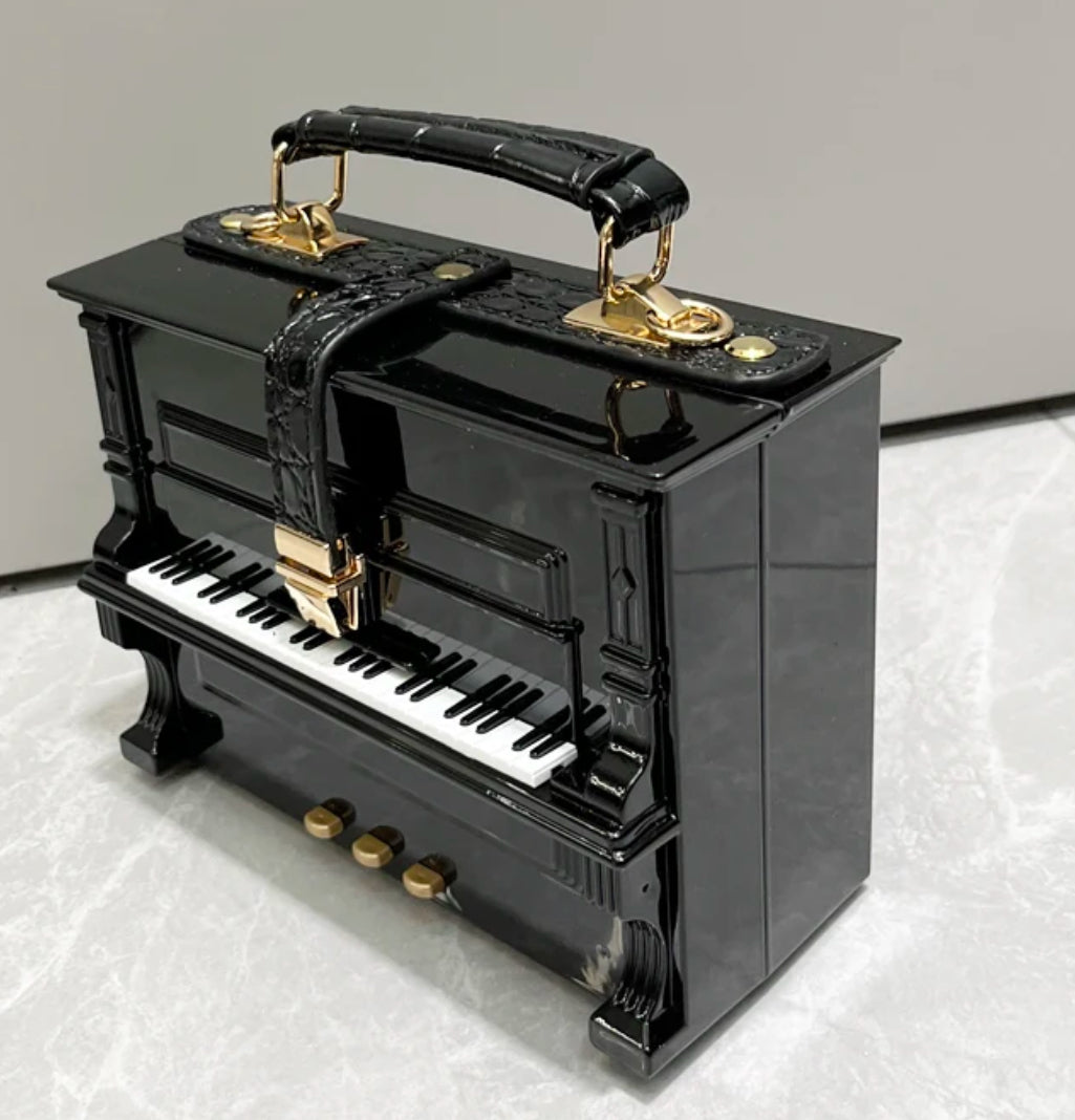 Sac à main piano noir