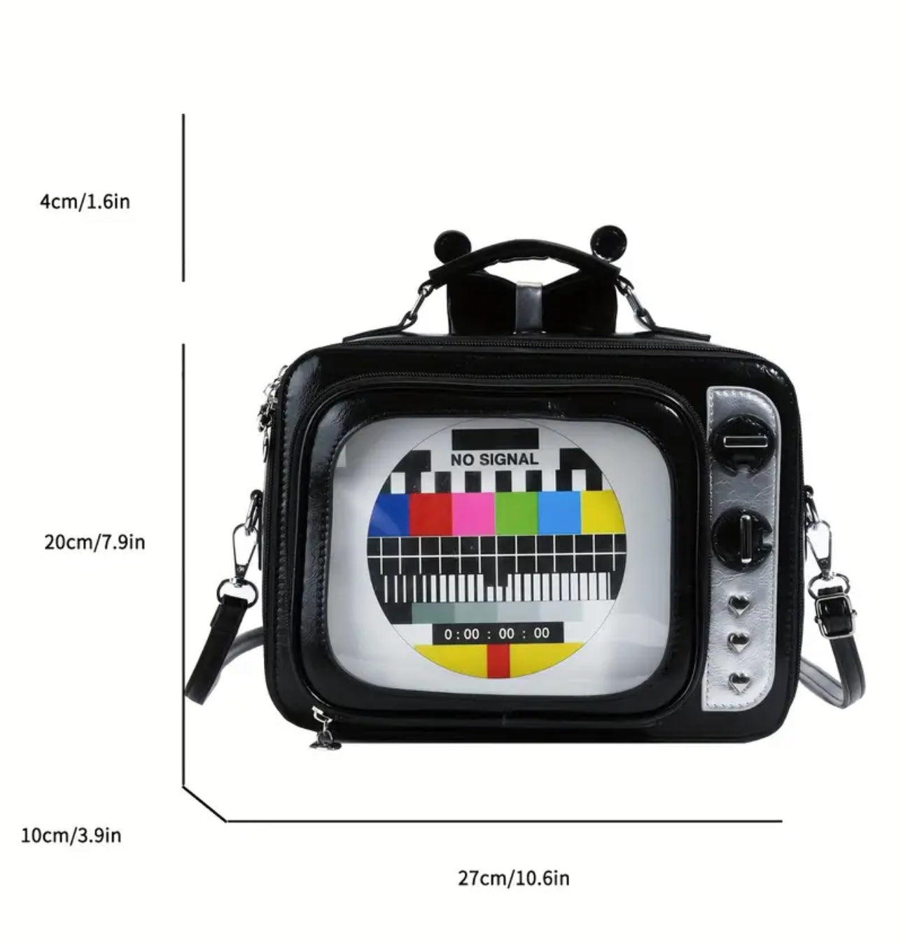 Retro TV handbag (Red)