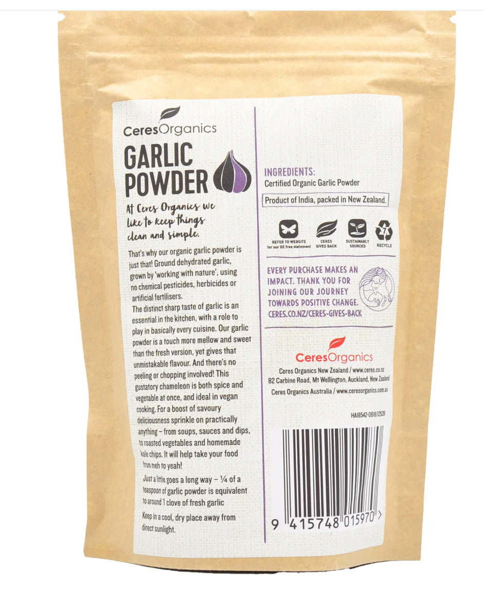 Ceres Organic Garlic Powder 50g