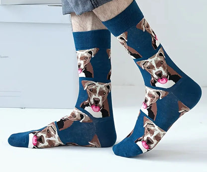 Boxer dog socks