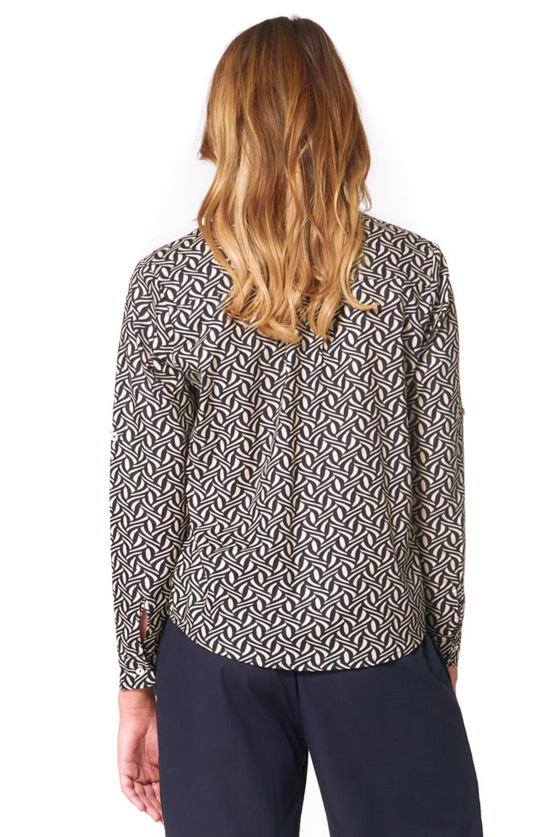 Saffie Long Sleeve Cotton Shirt