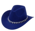 Blue Cowboy Hat with Diamante Band (Copy)