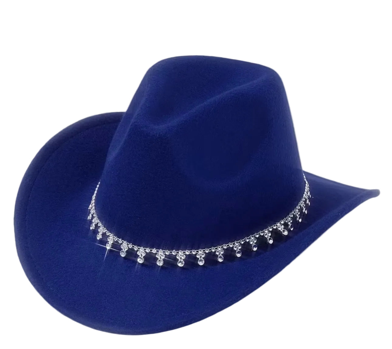 Blue Cowboy Hat with Diamante Band (Copy)