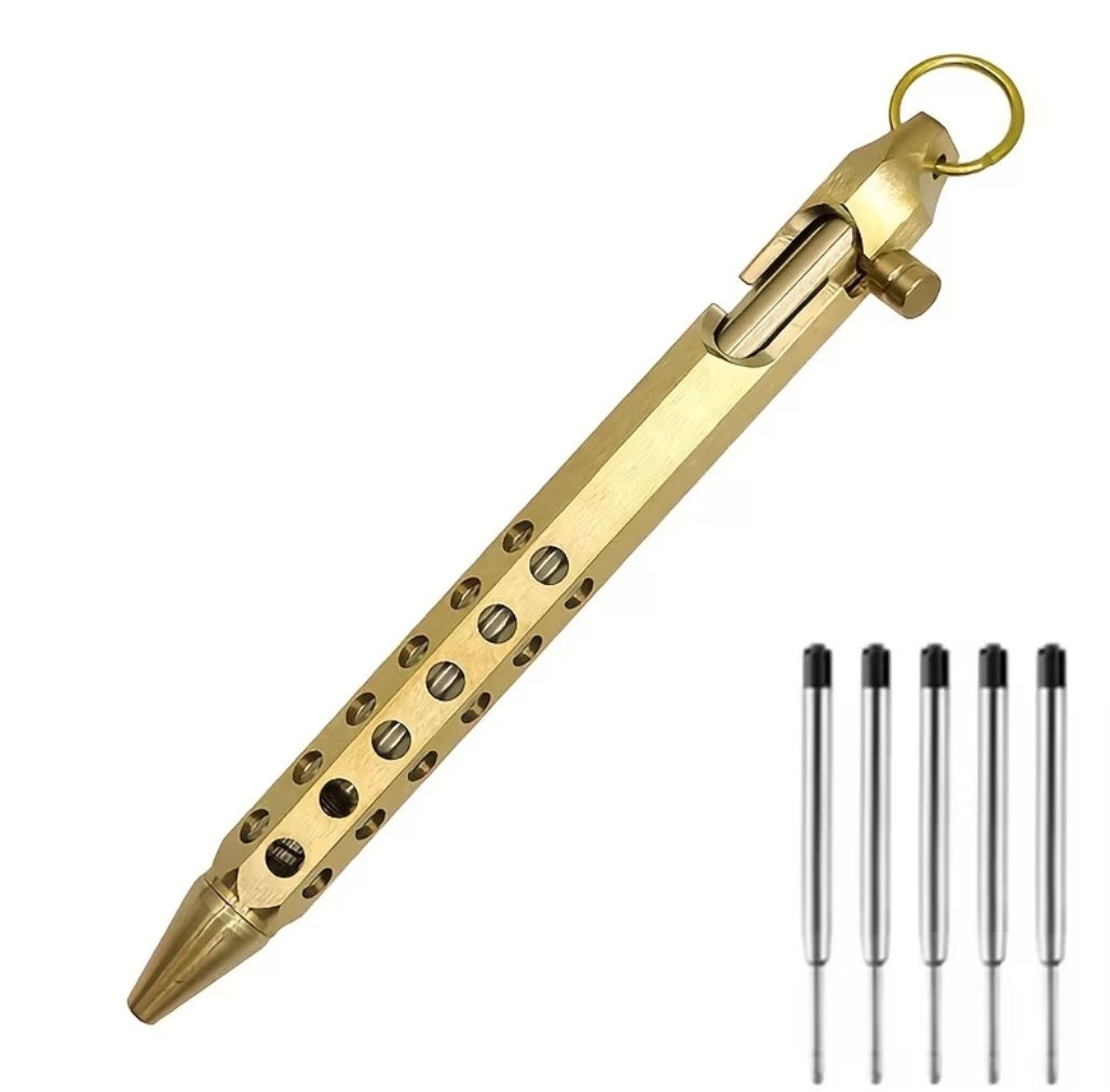 Bronze Pen with 5 Cartridges