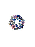 Rhinestone Floral Wreath