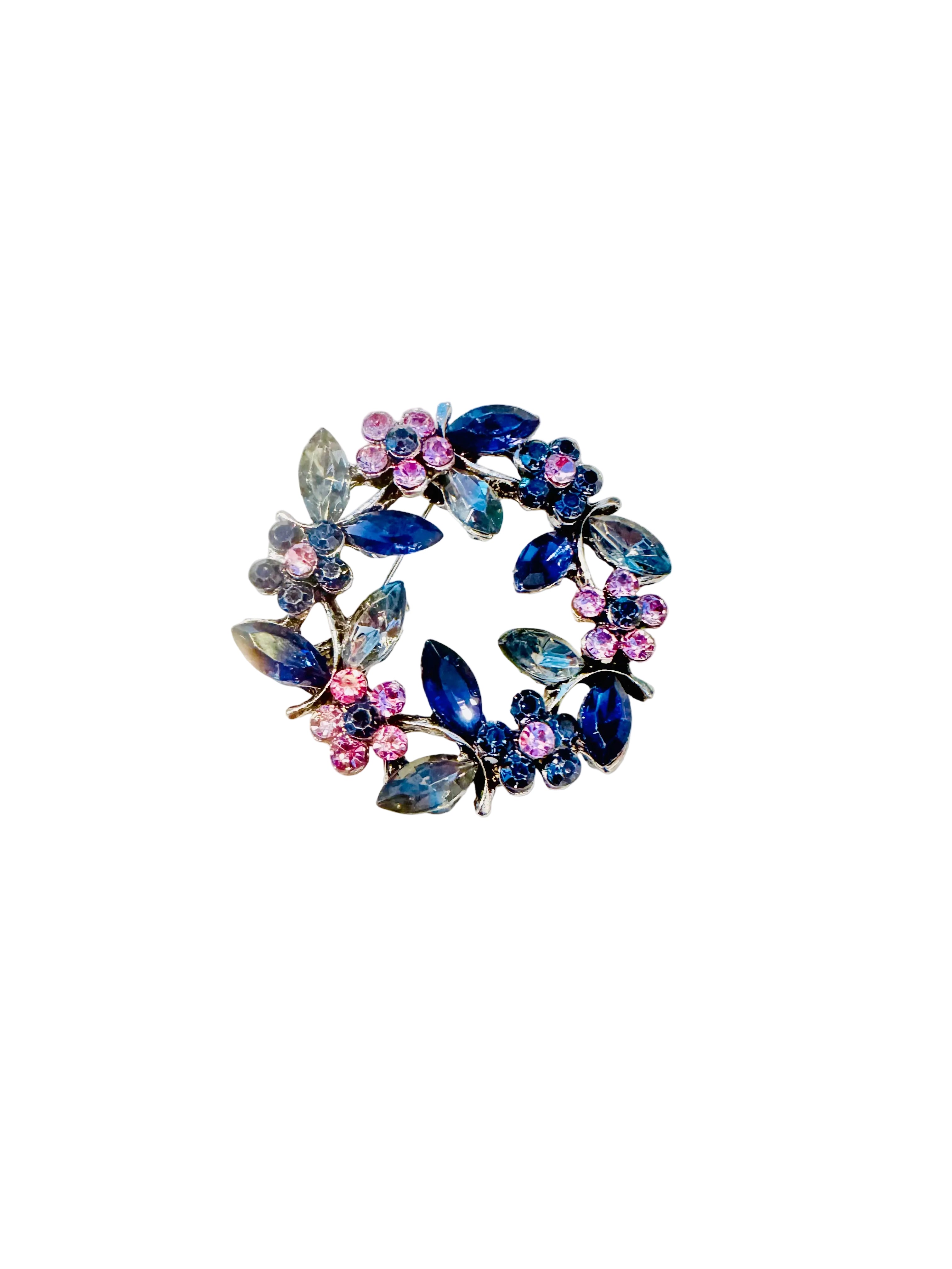 Rhinestone Floral Wreath