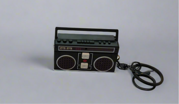 Record a message Boom Box key chain