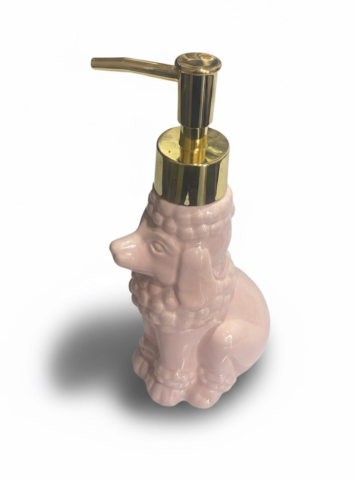 Pink Poodle Soap Dispenser