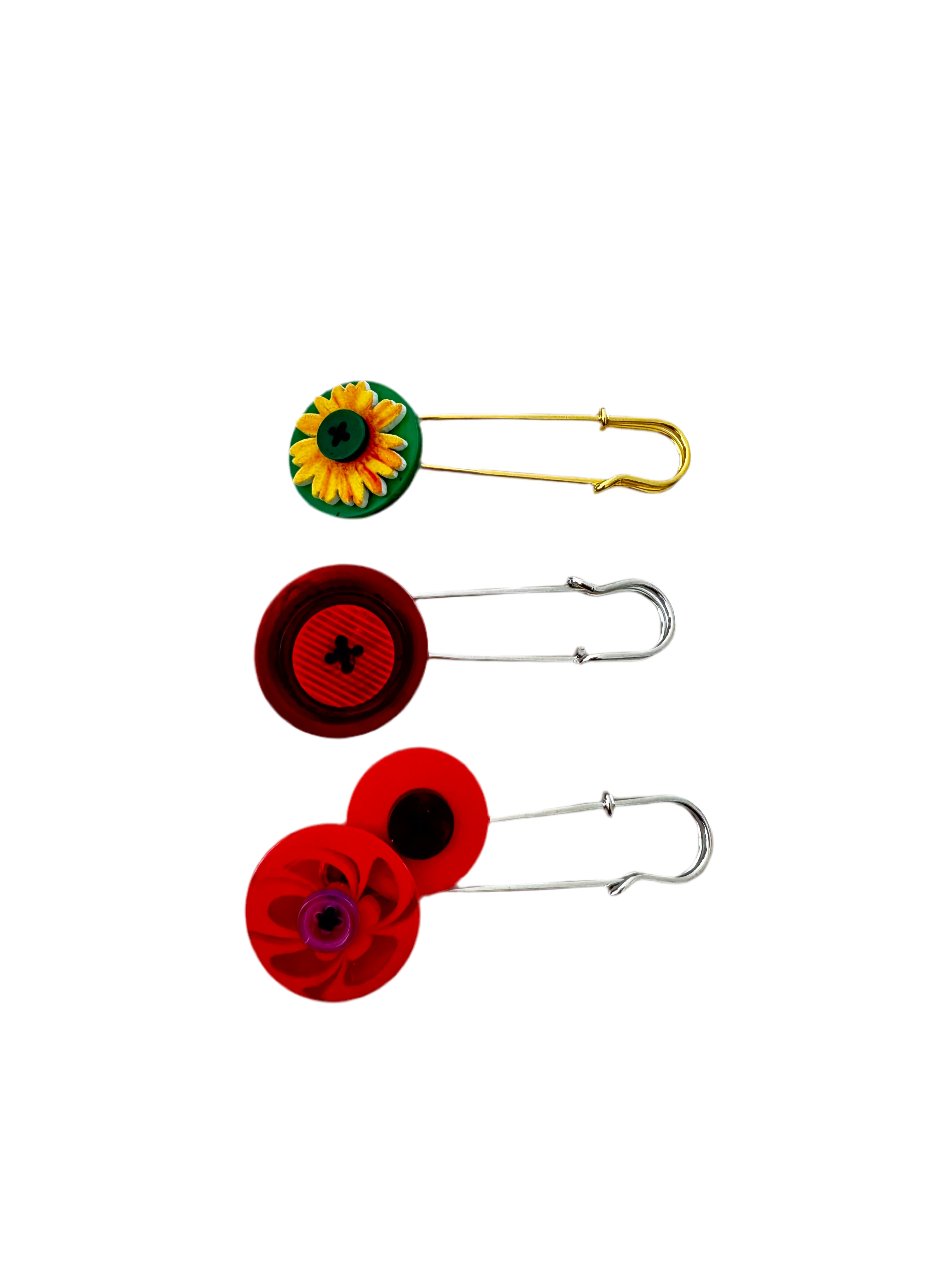 Handmade Button Pin