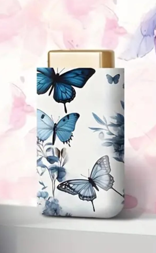 Parapluie compact et léger avec imprimé papillon