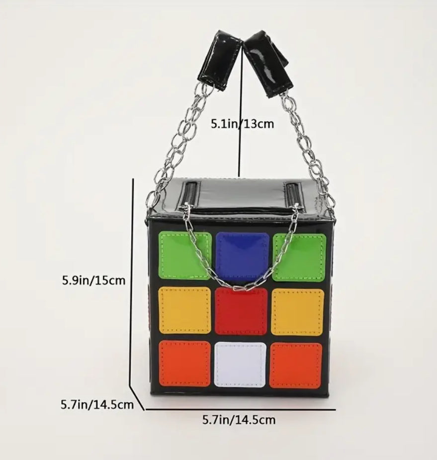 Rubiks cube handbag