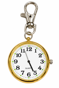 Golden Metal Quartz Fob Watch 5 cm
