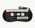 Soft glasses case- Cassette Tape
