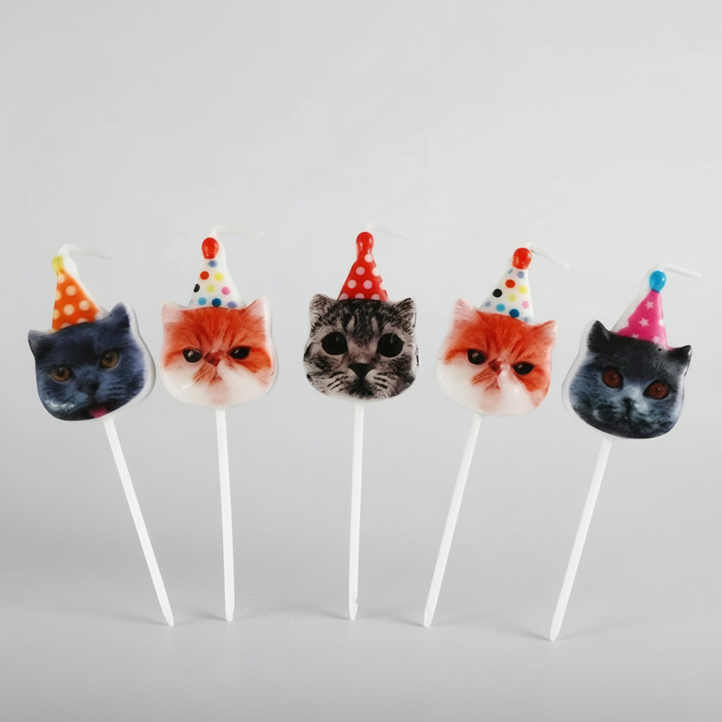 Cats Candles (Pack of 5)