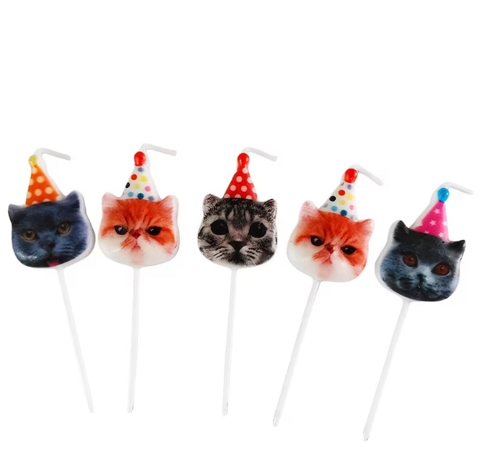 Cats Candles (Pack of 5)