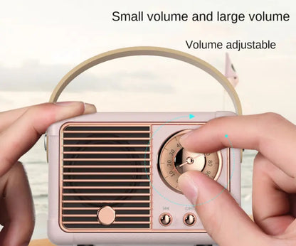 Retro Mini Portable Wireless Speakers