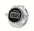 Silver Digital Watch Ring