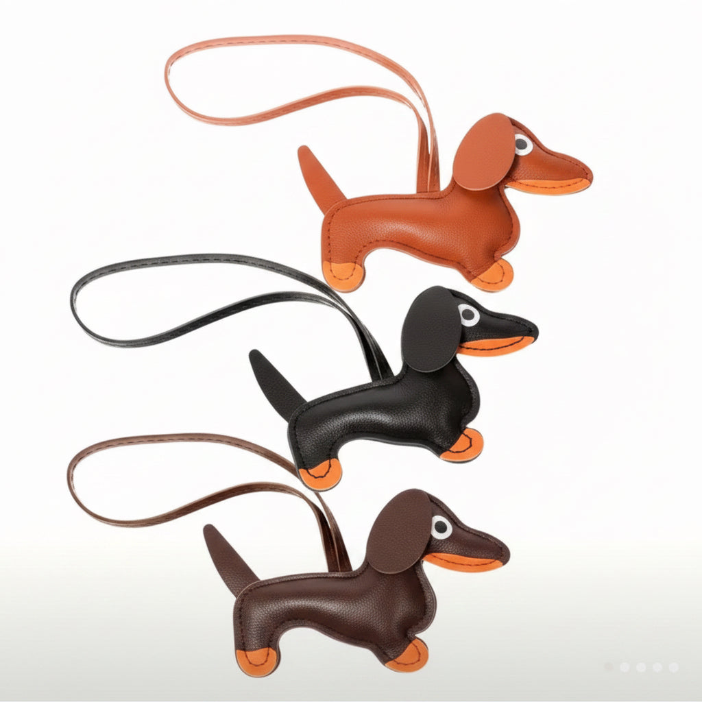 Dachshund bag charm