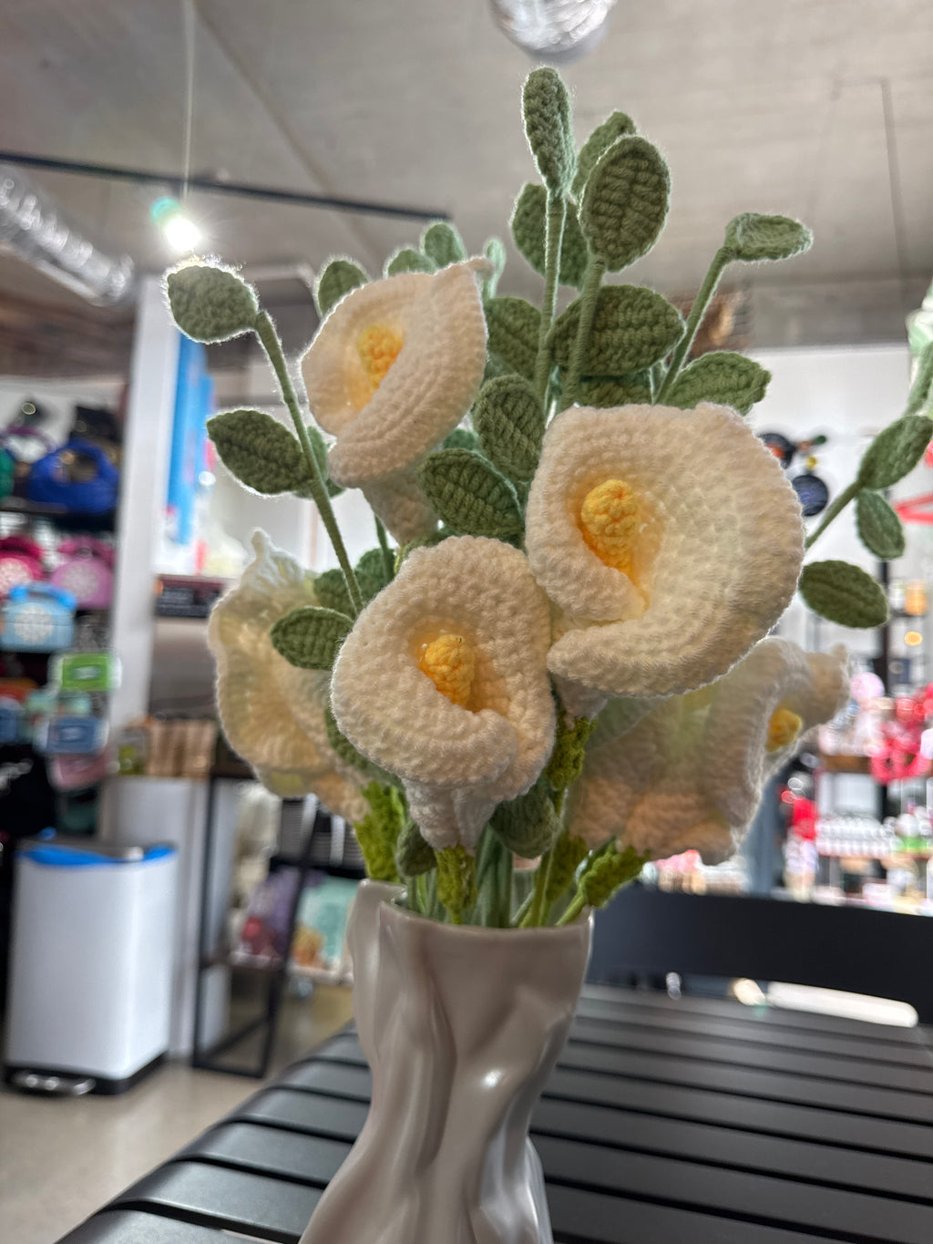 Lys blanc au crochet