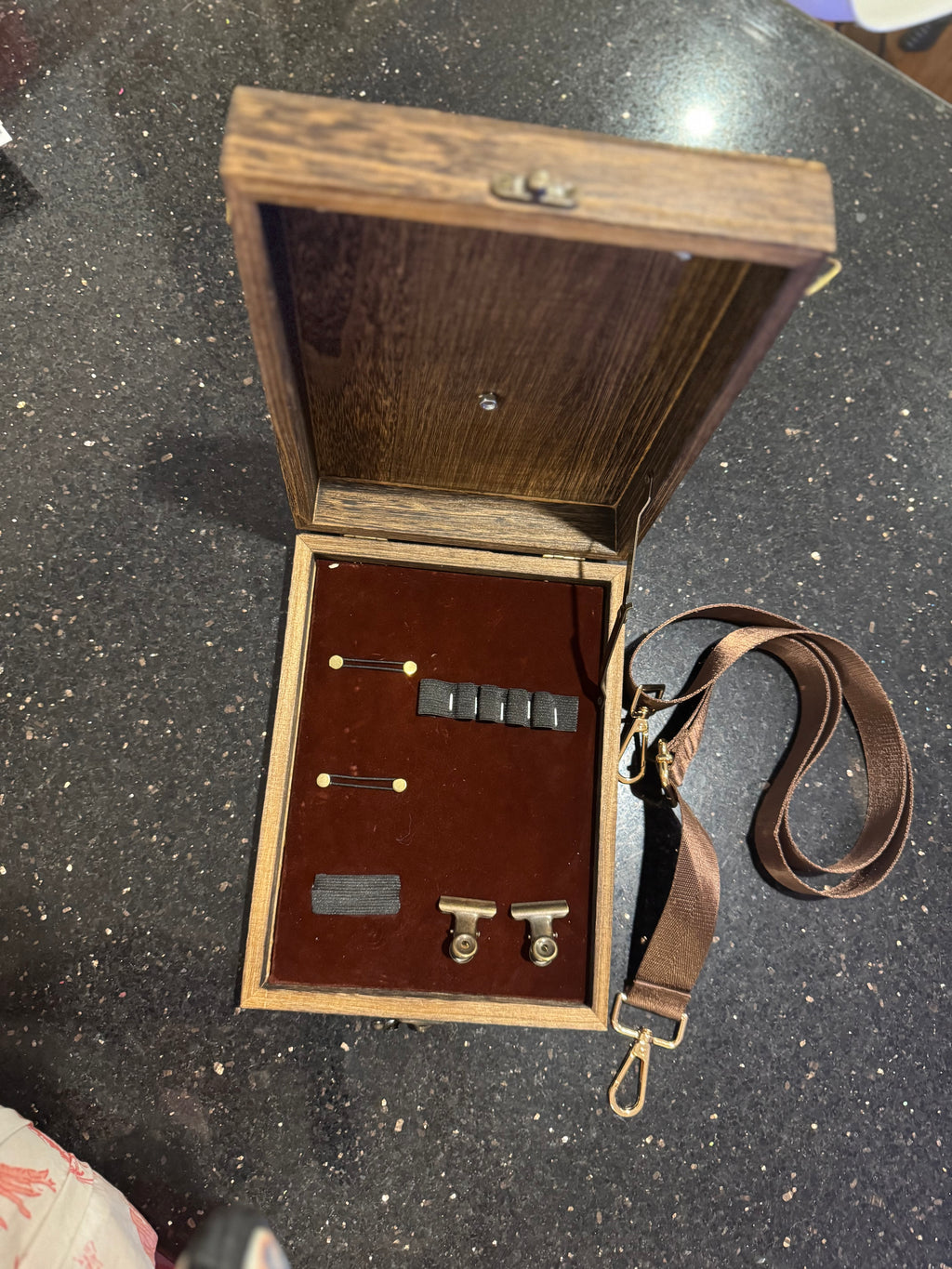 Sac en bois pour tourne-disque