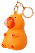 Bubble-Blowing Capybara  Keychain