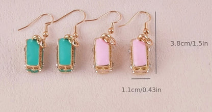 Mini Bus earrings