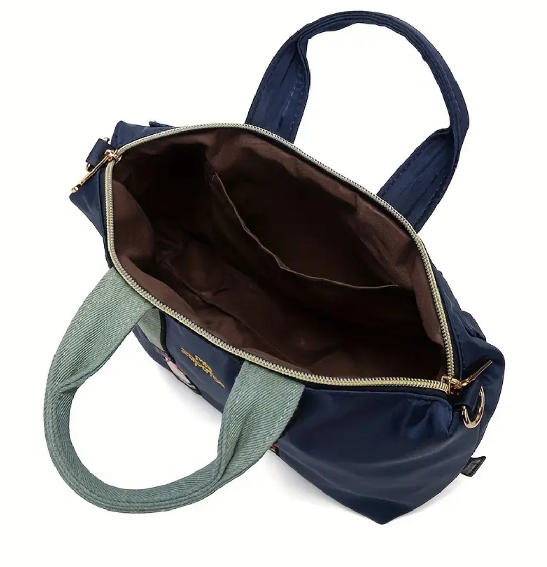 Blue Mis Zapatos clutch handbag